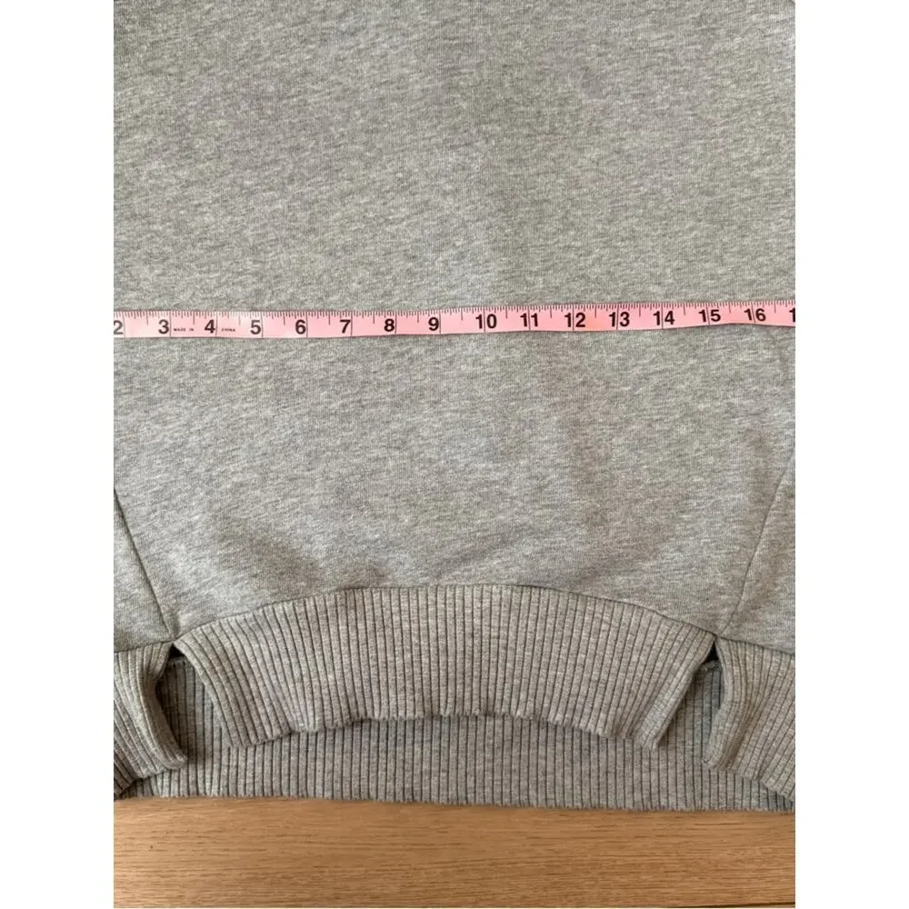 ALO Yoga Heather Gray Funnel neck Pullover sweatshirt size XS